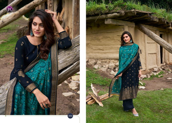 Kala Print 2 Viscose Pashmina Designer Salwar Suits